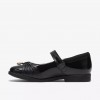 Lock Gem Kids School Shoes - Black Patent