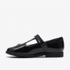 Lock Wish Kids School Shoes - Black Patent