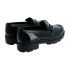 Code L Step Loafers - Black Patent