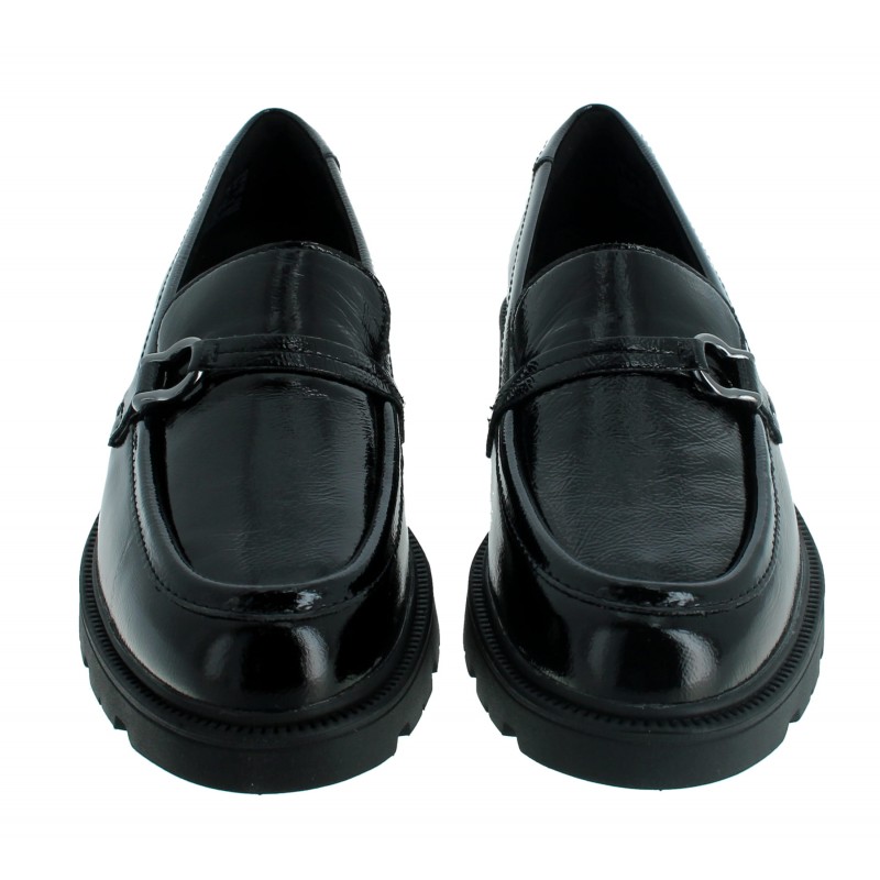 Code L Step Loafers - Black Patent