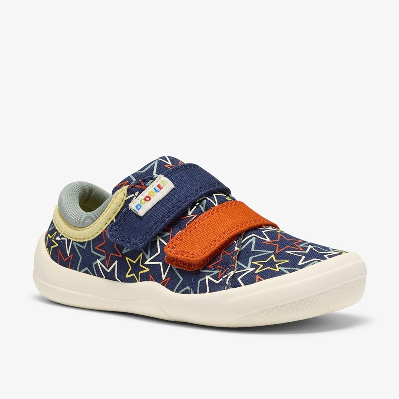 Briley Fly Toddler Canvas Shoes  -  Navy Combi