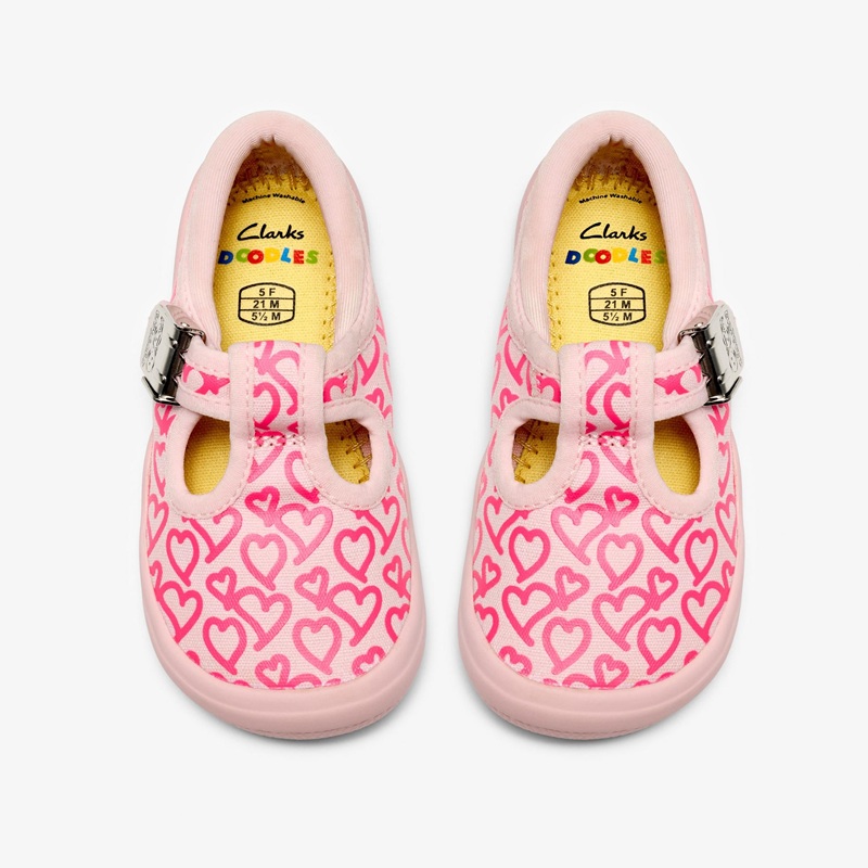 Briley Way Toddler Canvas Shoes - Pink Combi