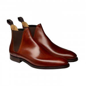Crockett & Jones Chelsea 8 Boots - Chestnut Burnished Calf 