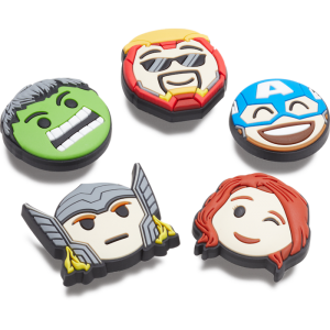 Crocs Avengers Emojis 5pk Jibbitz - Multi Crocs Avengers Emojis 5pk Jibbitz - Multi