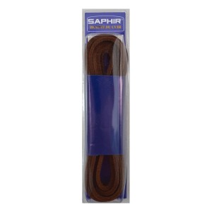 Saphir 120cm Leather Laces - Brown