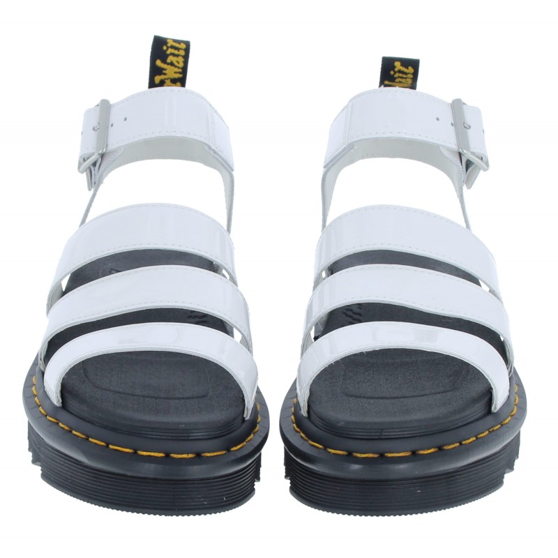 Blaire Sandals - White Patent