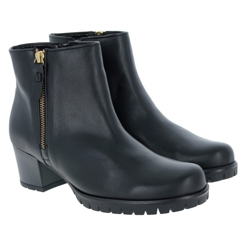 Milano 36.653 Ankle Boots - Black Leather