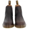 2976 Yellow Stitch Chelsea Boots - Dark Brown Leather