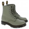 1460 Pascal Virginia Lace-Up Boots - Muted Olive Leather