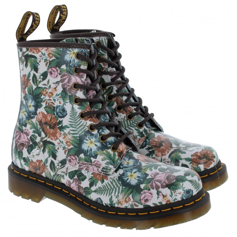 1460 English Garden Lace-Up Boots - Multi Backhand