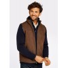 Dunhill 3665 Leather Gilet - Walnut