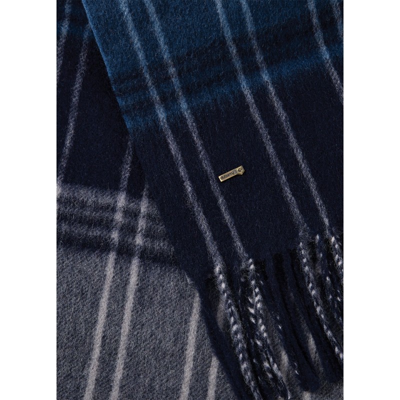 Gleneagle 9524 Wool Scarf - Peacock Blue