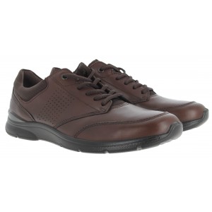 Ecco Irving Low Lace 511734 Shoes - Cocoa Brown Leather