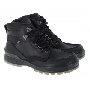 Ecco Track 25 Mid GTX 831704 Waterproof Boots - Black Leather