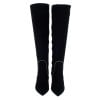 1763 Knee High Boots - Black Suede