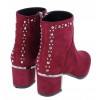 8507A Ankle Boots - Burgundy Suede
