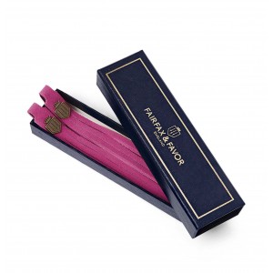 Fairfax & Favor Suede Boot Tassels - Hot Pink Suede