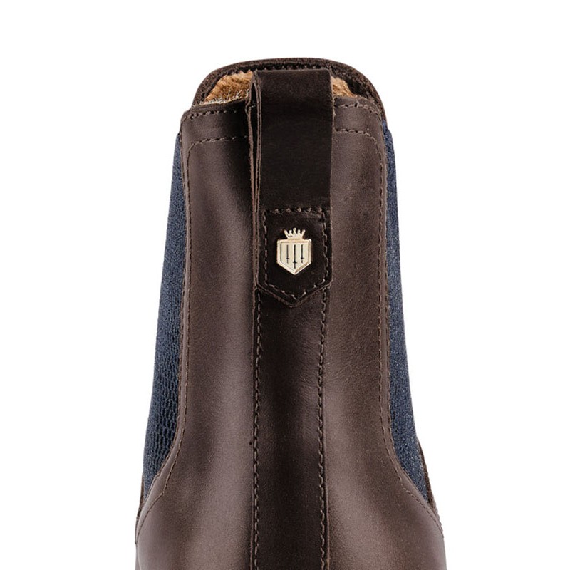 Fairfax & Favor Sheepskin Boudica Ankle Boots - Mahogany Leather