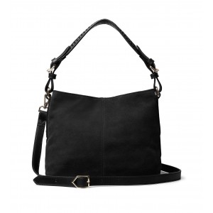 Fairfax & Favor Mini Tetbury Tote Bag - Black Suede