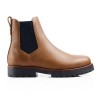 Fairfax & Favor Sheepskin Boudica Ankle Boots - Oak Leather