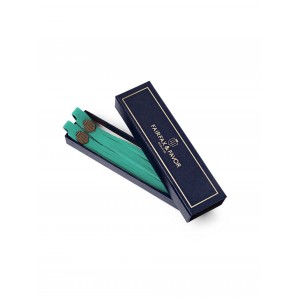 Fairfax & Favor Suede Boot Tassels - Aquamarine Suede