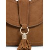 Langham Messenger Bag - Tan Suede