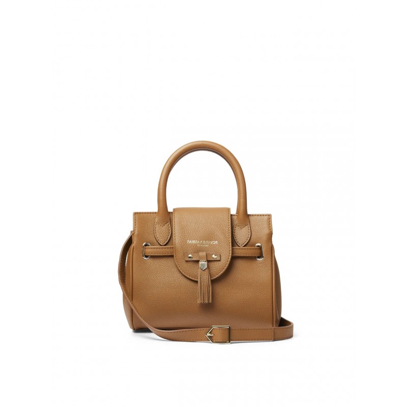 Mini Windsor Handbag - Pebbled Tan Leather Mini Windsor Handbag - Pebbled Tan Leather