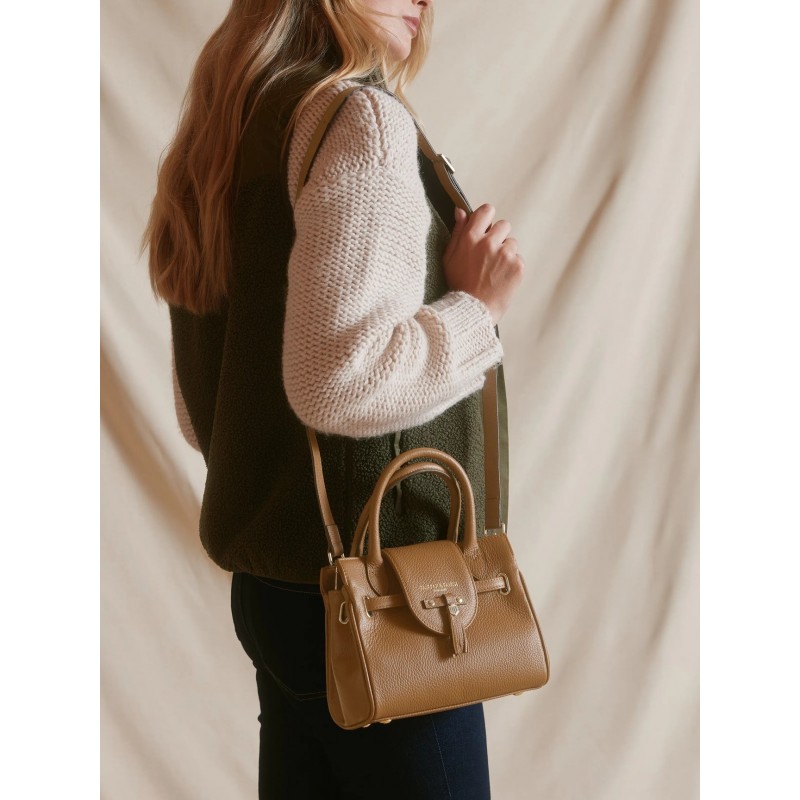 Mini Windsor Handbag - Pebbled Tan Leather Mini Windsor Handbag - Pebbled Tan Leather