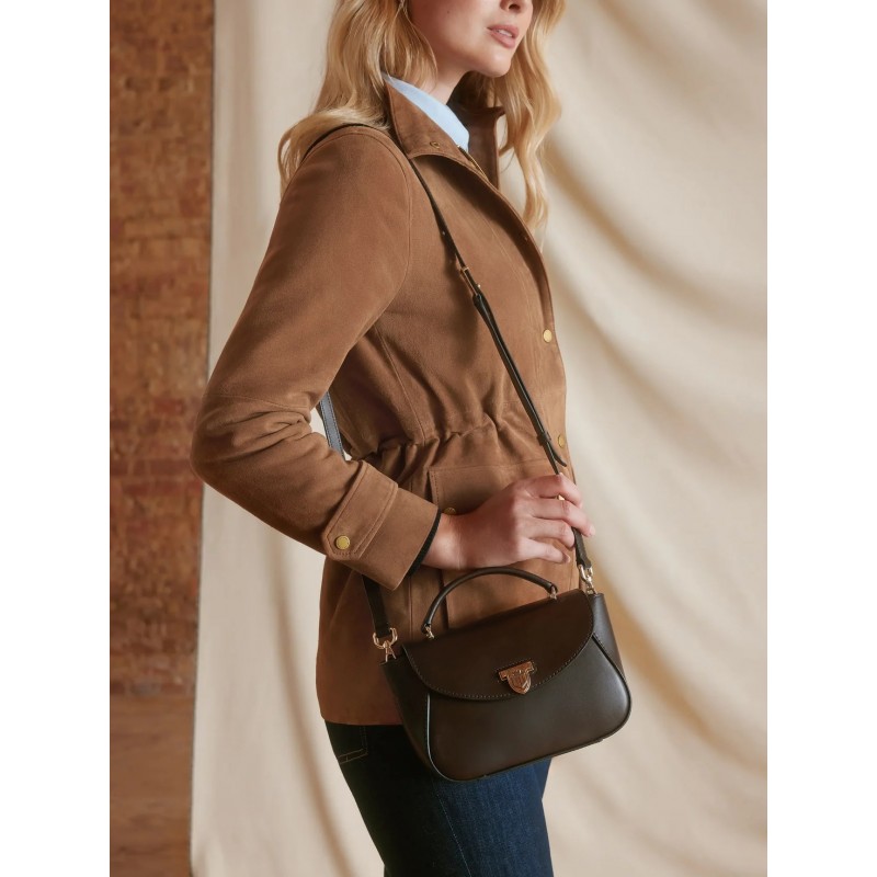 Mini Blenheim Handbag - Mahogany Leather Mini Blenheim Handbag - Mahogany Leather