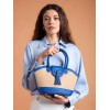 Fairfax & Favor Mini Windsor Basket Bag - Porto Blue