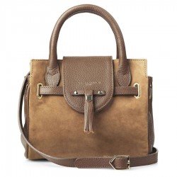 Fairfax & Favor Mini Windsor Handbag - Tan Suede