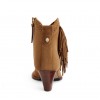 Fairfax & Favor Fringed Regina Ankle Boots - Tan  Suede