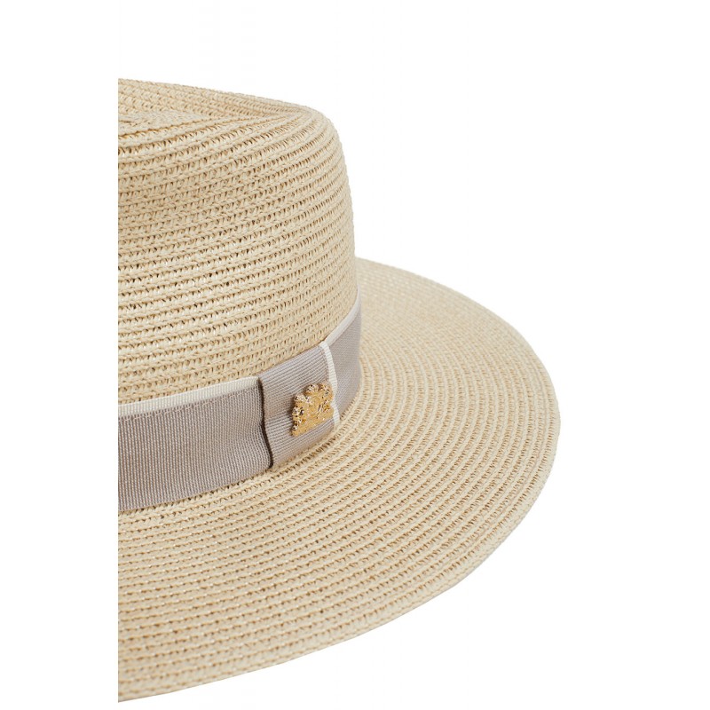 Francesca Hat - Natural Taupe Straw
