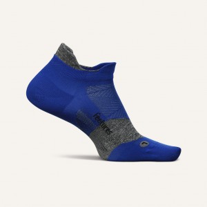 Feetures Elite Ultra Light No Show Tab Socks - Boost Blue