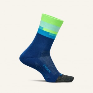 Feetures Elite Light Cushion Mini Crew Socks - Surfboard