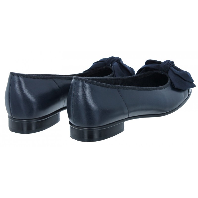 Amy 3029.02 Ballerina Pumps - Dark Blue Leather