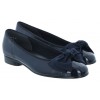 Amy 3029.02 Ballerina Pumps - Dark Blue Leather