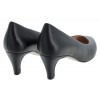 Daze 3014.01 Court Shoes - Black  Leather