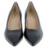 Daze 3014.01 Court Shoes - Black  Leather