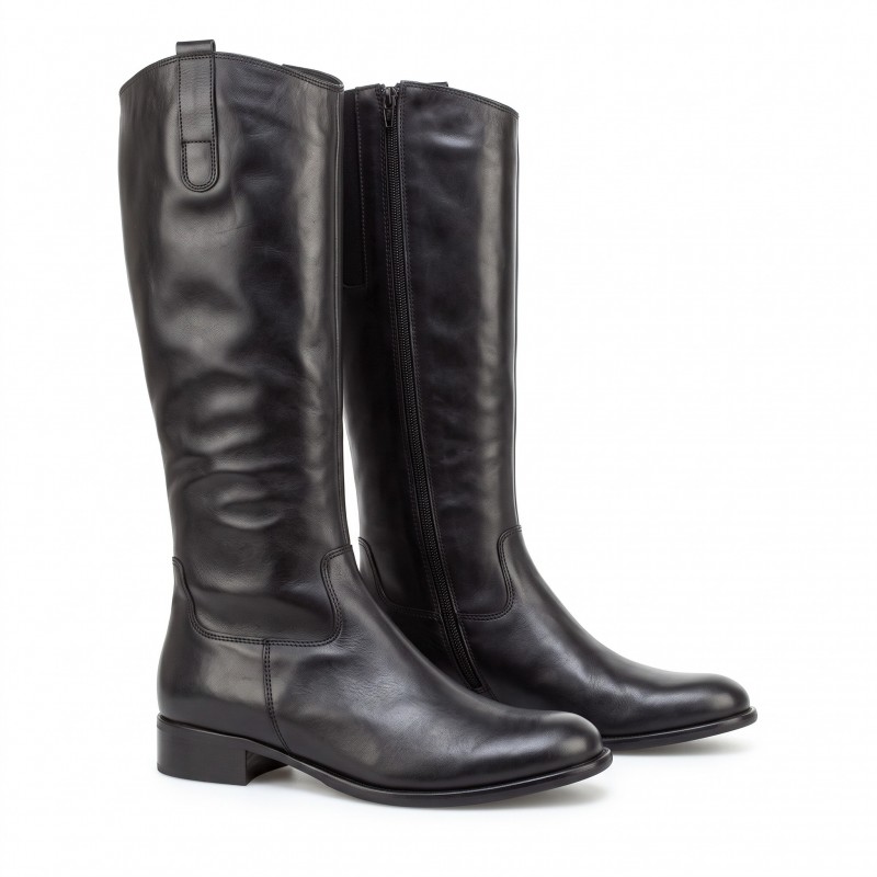 Brook XS 8035.02 Long Boots - Black Leather