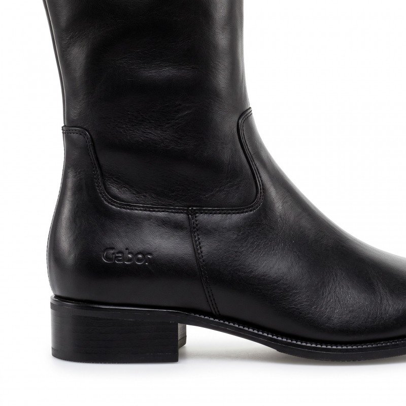 Brook XS 8035.02 Long Boots - Black Leather