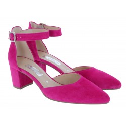 Gabor Gala 41.340 Ankle Strap Shoes - Pink Suede