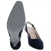 Lindy 41.510 Court Shoes - Blue Nubuck
