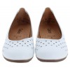 Ruffle 44.169 Pumps - White Leather