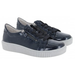 Gabor Wisdom 73.334 Casual Shoes - Dark Blue Patent