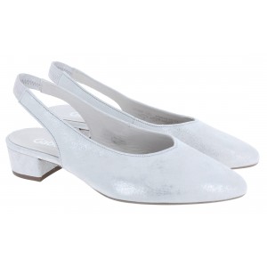 Gabor Mack 61.520 Slingback Shoes - Ice White 