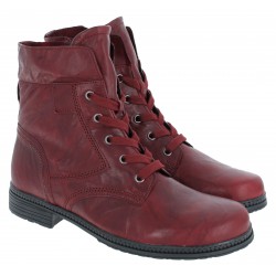 Gabor Nerissa 34.674 Ankle Boots - Red Leather