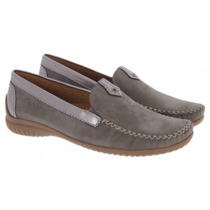 Gabor California 86.090 Moccasins - Fumo Nubuck