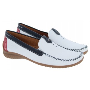 Gabor California 86.090 Moccasins - White Leather