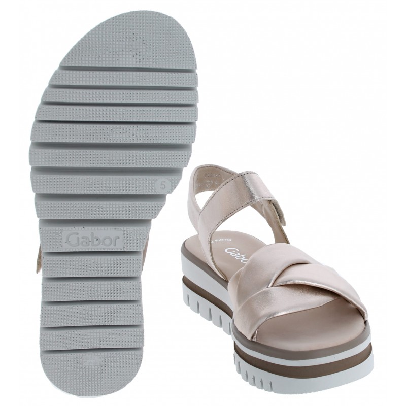 Abide 44.622 Sandals - Puder Leather